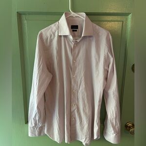 Ermenegildo Zegna Trofeo windowpanes Dress Shirt 100% Cotton Size 42/16.5